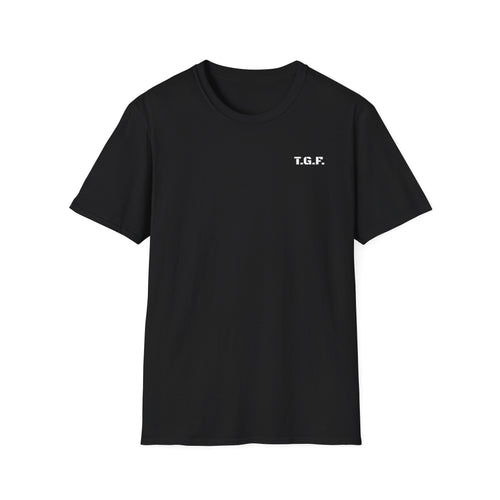 Man of God T-Shirt — Full Armor Knight Graphic Tee with T.G.F. Chest Print