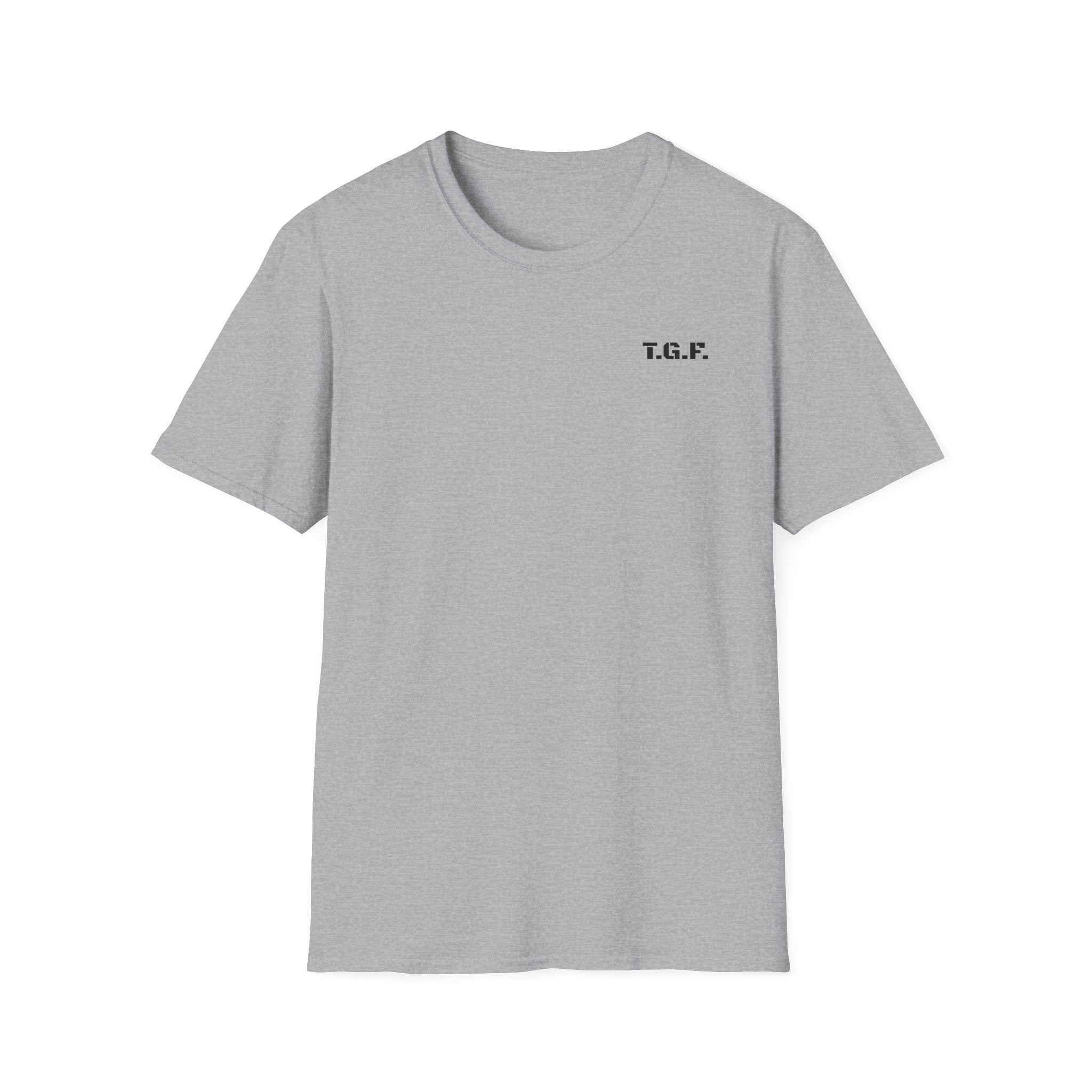 Man of God T-Shirt — Full Armor Knight Graphic Tee with T.G.F. Chest Print