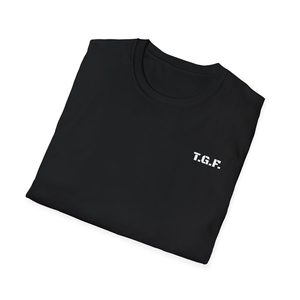 Man of God T-Shirt — Full Armor Knight Graphic Tee with T.G.F. Chest Print