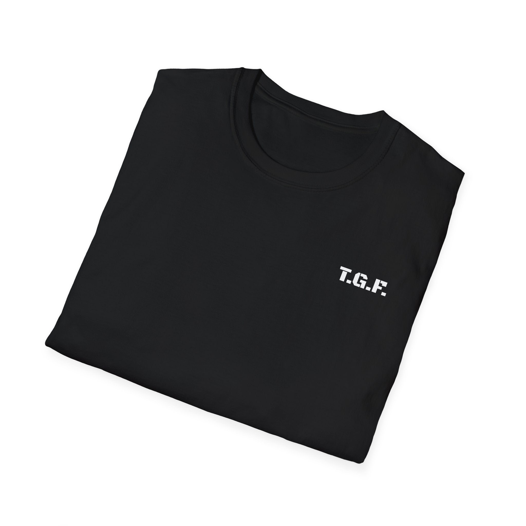 Man of God T-Shirt — Full Armor Knight Graphic Tee with T.G.F. Chest Print